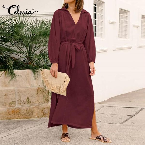 casual dresses fashion shirt dress women's autumn long sleeve sundress celmia female v-neck solid loose party vestidos robe, Black;gray
casual dresses fashion shirt dress women's autumn long sleeve sundress celmia female v-neck solid loose party vestidos robe, Black;gray