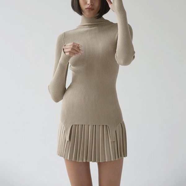 fashion sweaters long knitted solid color sleeve woman turtleneck slim streetwear women's, White;black
fashion sweaters long knitted solid color sleeve woman turtleneck slim streetwear women's, White;black