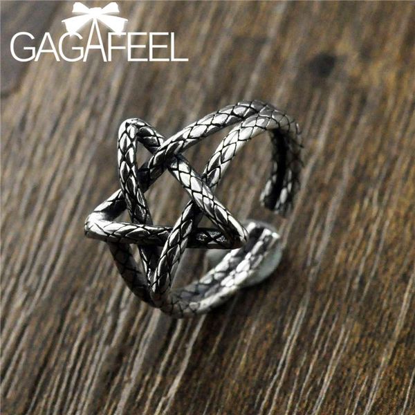 cluster rings gagafeel s925 silver five-pointed star open ring fashion adjustable personality thai jewelry retro for women, Golden;silver
cluster rings gagafeel s925 silver five-pointed star open ring fashion adjustable personality thai jewelry retro for women, Golden;silver