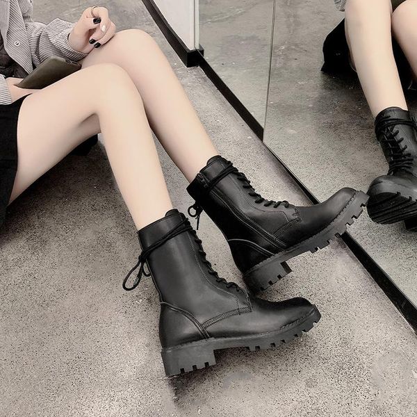 boots solid black mid calf leather women lace up zipper 2021 winter plus size square low heels shoes woman
boots solid black mid calf leather women lace up zipper 2021 winter plus size square low heels shoes woman