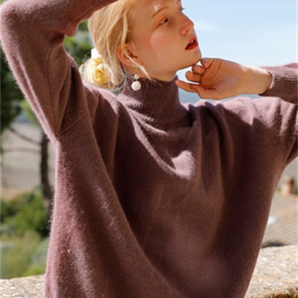 women's sweaters mintcheese independent design morandi autumn winter wool half high collar white thickened loose sweater for women 2uz5, White;black
women's sweaters mintcheese independent design morandi autumn winter wool half high collar white thickened loose sweater for women 2uz5, White;black
