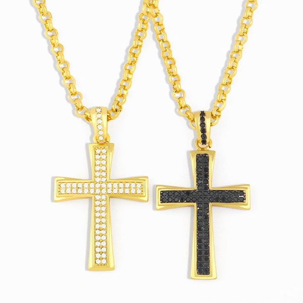 pendant necklaces trendy fashion cross collarbone charm chain micro-zircon catholicism blessing necklace for men women, Silver
pendant necklaces trendy fashion cross collarbone charm chain micro-zircon catholicism blessing necklace for men women, Silver