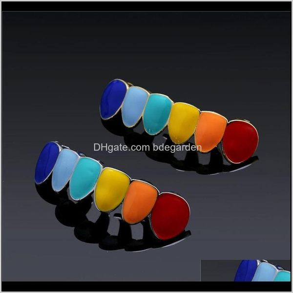 grillz hip hop rainbow gold sier teeth bottom grills dental mouth cosplay party tooth punk body jewelry gifts iocff mdk3b, Black
grillz hip hop rainbow gold sier teeth bottom grills dental mouth cosplay party tooth punk body jewelry gifts iocff mdk3b, Black