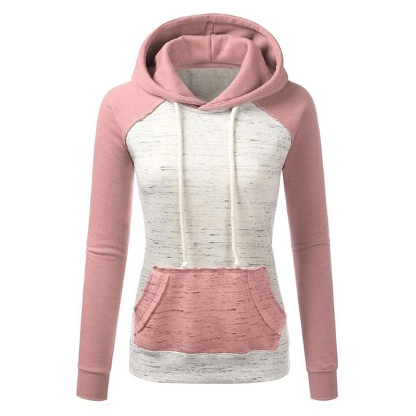 women's hoodies & sweatshirts patchwork women sport long sleeve color contrast hooded pocket sweatshirt harajuku slim, Black
women's hoodies & sweatshirts patchwork women sport long sleeve color contrast hooded pocket sweatshirt harajuku slim, Black