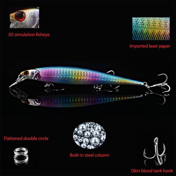 fishing hooks 16g 14cm wobbler lure big crank bait minnow bass trolling artificial pike carp lures treble hook
fishing hooks 16g 14cm wobbler lure big crank bait minnow bass trolling artificial pike carp lures treble hook
