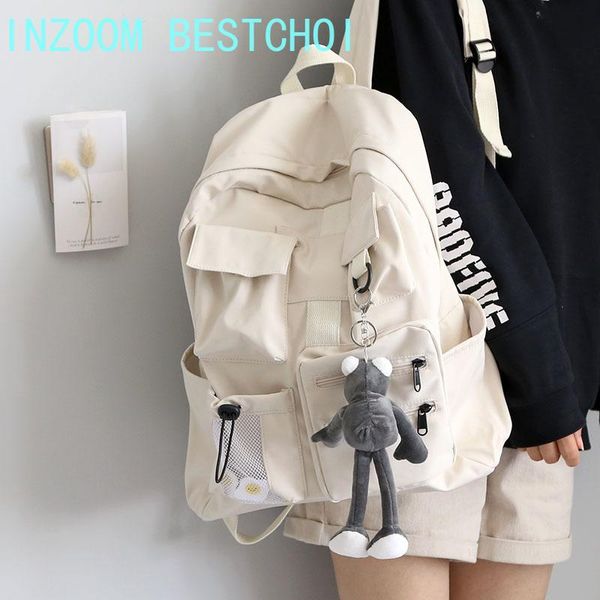 backpack multi-pocket design women teenage girls school bags green soft nylon campus student book for teen 
backpack multi-pocket design women teenage girls school bags green soft nylon campus student book for teen