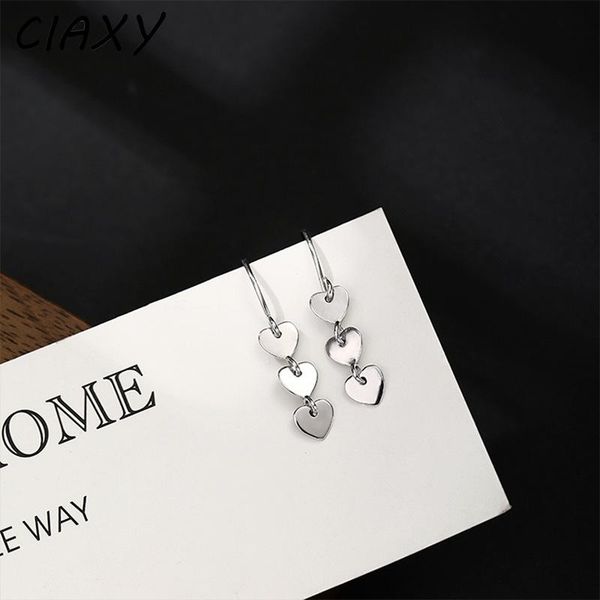 dangle & chandelier ciaxy 925 sterling silver tassel heart-shaped earrings for woman trendy ear hooks earring hand-made jewelry gift
dangle & chandelier ciaxy 925 sterling silver tassel heart-shaped earrings for woman trendy ear hooks earring hand-made jewelry gift