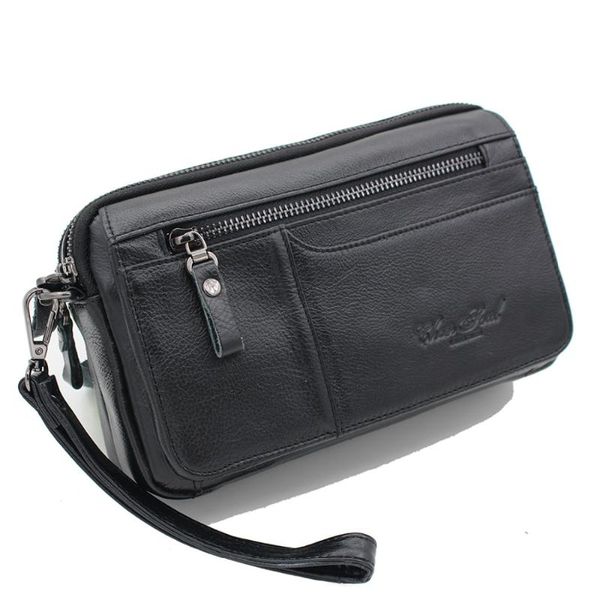 wallets 100% genuine leather cowhide men clutch bag male wrist handbag double zippers purse wallet cell phone cash card holder, Red;black
wallets 100% genuine leather cowhide men clutch bag male wrist handbag double zippers purse wallet cell phone cash card holder, Red;black