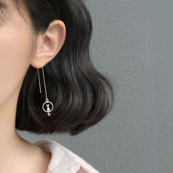 other pofunuo 925 sterling silver ear lines women luxury long chain moon cat charm stud earrings girls cute anti allergy studs, Golden;silver
other pofunuo 925 sterling silver ear lines women luxury long chain moon cat charm stud earrings girls cute anti allergy studs, Golden;silver