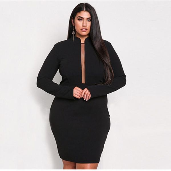 casual dresses women 2021 big size fashion stand collar hollow out neck bust dress,female plus party black above knee fit 3xl, Black;gray
casual dresses women 2021 big size fashion stand collar hollow out neck bust dress,female plus party black above knee fit 3xl, Black;gray