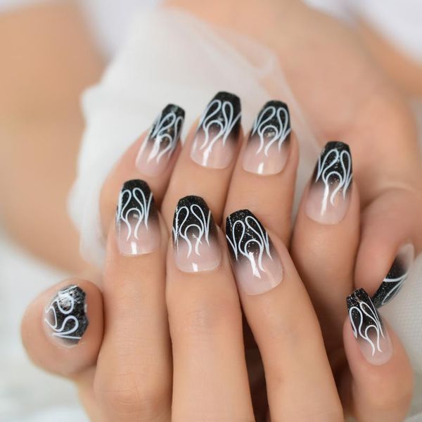 false nails coffin acrylic gradient color faux ongles flame fire fake medium size 24pcs with design artificial gel nail tips, Red;gold
false nails coffin acrylic gradient color faux ongles flame fire fake medium size 24pcs with design artificial gel nail tips, Red;gold