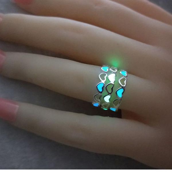 cluster rings 1 pcs adjustable heart shape luminous ring glowing in dark silver color for womens glow hollow love size, Golden;silver
cluster rings 1 pcs adjustable heart shape luminous ring glowing in dark silver color for womens glow hollow love size, Golden;silver