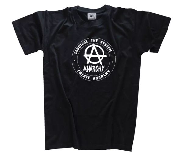 sabotage the system-create anachy anarchy resistance t-shirt s-xxxl new, White;black
sabotage the system-create anachy anarchy resistance t-shirt s-xxxl new, White;black