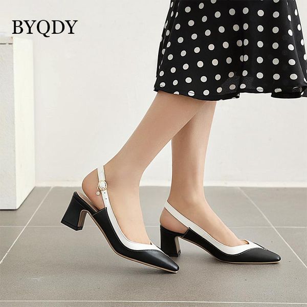 dress shoes byqdy women pu leather high heels pointed toe slingbacks thick heel pumps spring lady party black white 41-48
dress shoes byqdy women pu leather high heels pointed toe slingbacks thick heel pumps spring lady party black white 41-48