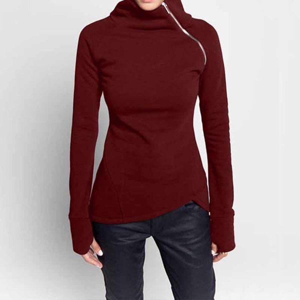 casual dresses jocoo jolee spring autumn solid hoodies women long sleeve turtleneck zipper sweatshirts female irregular 80zc, Black;gray
casual dresses jocoo jolee spring autumn solid hoodies women long sleeve turtleneck zipper sweatshirts female irregular 80zc, Black;gray