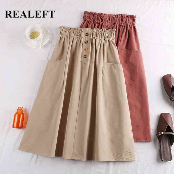 spring summer a-line skirts for women solid color elastic high waist casual pockets mid-length skirt female 210428, Black
spring summer a-line skirts for women solid color elastic high waist casual pockets mid-length skirt female 210428, Black