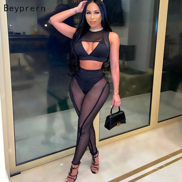 women's two piece pants beyprern chic see through mesh matching legging set two-piece suits womens sleeveless crop and pant party club, White
women's two piece pants beyprern chic see through mesh matching legging set two-piece suits womens sleeveless crop and pant party club, White