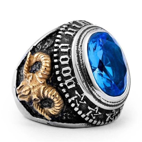 cluster rings retro sky blue crystal sheep finger ring punk hip hop motorcycle men's fashion male jewelry, Golden;silver
cluster rings retro sky blue crystal sheep finger ring punk hip hop motorcycle men's fashion male jewelry, Golden;silver