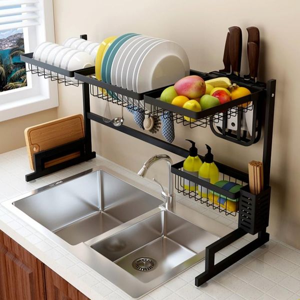 storage baskets strong load-bearing stainless steel kitchen shelf removable and washable sink dish drain rack of perforation
storage baskets strong load-bearing stainless steel kitchen shelf removable and washable sink dish drain rack of perforation