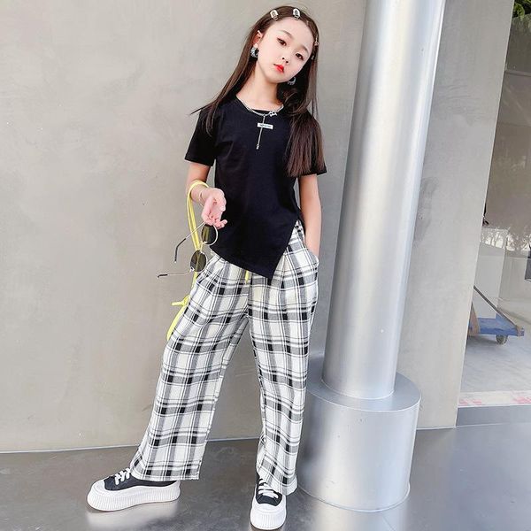 clothing sets hip-hop girls clothes long sleeve t-shirt patchwork slim coat letter loose trousers split straight pants kid child teen, White
clothing sets hip-hop girls clothes long sleeve t-shirt patchwork slim coat letter loose trousers split straight pants kid child teen, White