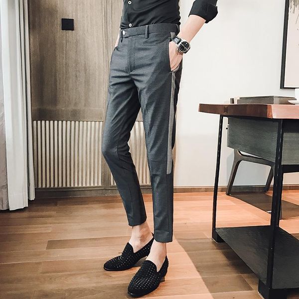 spring and summer casual pants male korean version of the trend nine elastic stretch young england men's, Black
spring and summer casual pants male korean version of the trend nine elastic stretch young england men's, Black