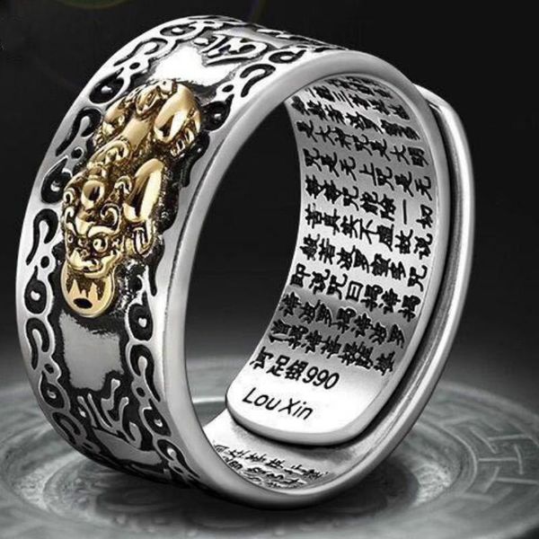 cluster rings men ring pixiu charms women feng shui amulet wealth lucky open adjustable buddhist jewelry, Golden;silver
cluster rings men ring pixiu charms women feng shui amulet wealth lucky open adjustable buddhist jewelry, Golden;silver