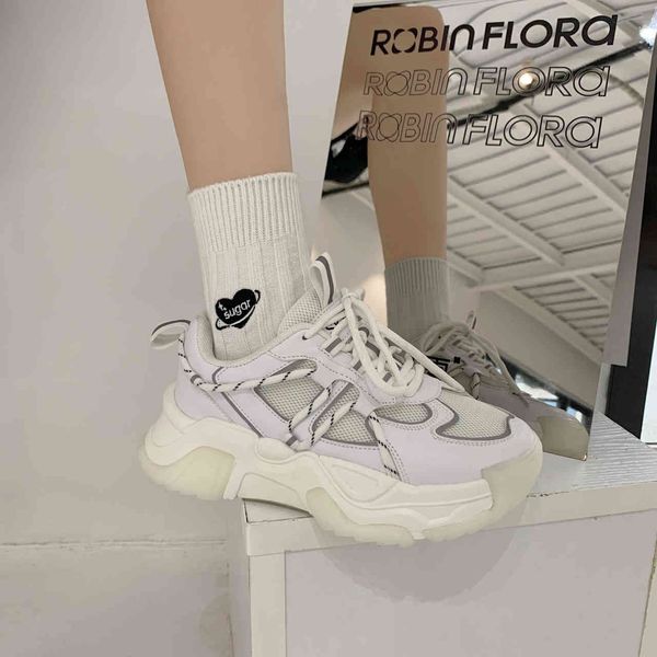 2021 new korean casual white dad shoes women's autumn thick soled lace up sneakers fashion running
2021 new korean casual white dad shoes women's autumn thick soled lace up sneakers fashion running