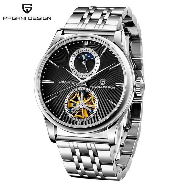 wristwatches pagani design brand watch men automatic mechanical movement steel clock fashion waterproof watches mens reloj para hombre, Slivery;brown
wristwatches pagani design brand watch men automatic mechanical movement steel clock fashion waterproof watches mens reloj para hombre, Slivery;brown