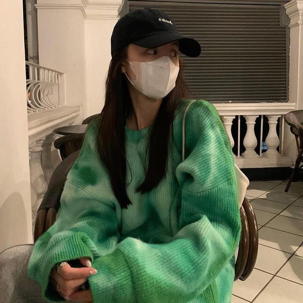 women's sweaters 2021 spring and autumn tie-dye sweater women korean loose casual outer wear lazy style pullover knitted top, White;black
women's sweaters 2021 spring and autumn tie-dye sweater women korean loose casual outer wear lazy style pullover knitted top, White;black