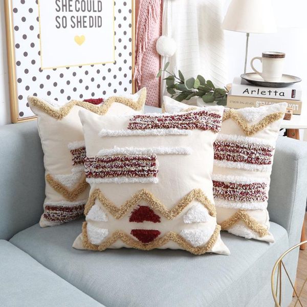 cushion/decorative pillow nordic geometric tufted embroidery throw cushion cover plush pillowcover living room sofa outdoors home pillowcase
cushion/decorative pillow nordic geometric tufted embroidery throw cushion cover plush pillowcover living room sofa outdoors home pillowcase