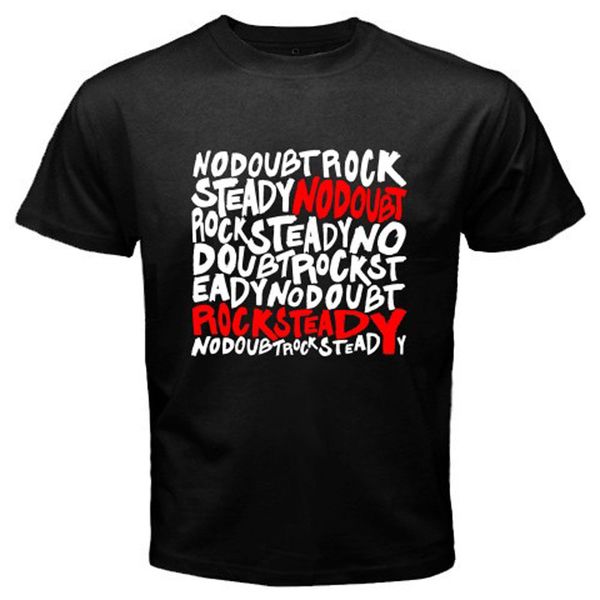 NO DOUBT Rock Steady Men's Black T-Shirt Size S to 3XL, White;black
NO DOUBT Rock Steady Men's Black T-Shirt Size S to 3XL, White;black