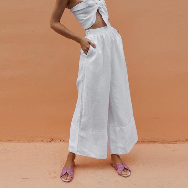 high waist cotton linen pants women clothes 2021 fashion boho pocket elastic wide leg loose trousers plus size women's & capris, Black;white
high waist cotton linen pants women clothes 2021 fashion boho pocket elastic wide leg loose trousers plus size women's & capris, Black;white