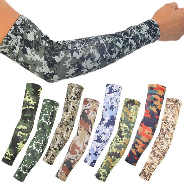 elbow & knee pads 1 pair arm sleeves outdoor cycling camouflage breathable anti-uv protective guard, Black;gray
elbow & knee pads 1 pair arm sleeves outdoor cycling camouflage breathable anti-uv protective guard, Black;gray