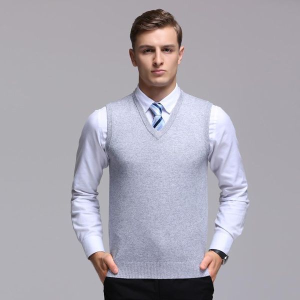 men's vests mrmt 2021 brand winter knitted vest v-collar pure-color sleeveless wool for male, Black;white 
men's vests mrmt 2021 brand winter knitted vest v-collar pure-color sleeveless wool for male, Black;white