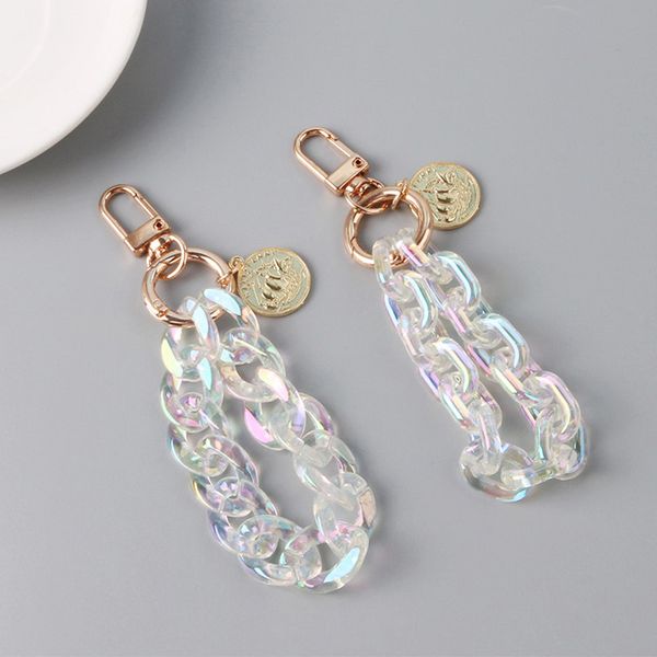alloy listing keychain gold color button chain acrylic key pendant ring for women couple bag key chains gifts, Silver
alloy listing keychain gold color button chain acrylic key pendant ring for women couple bag key chains gifts, Silver