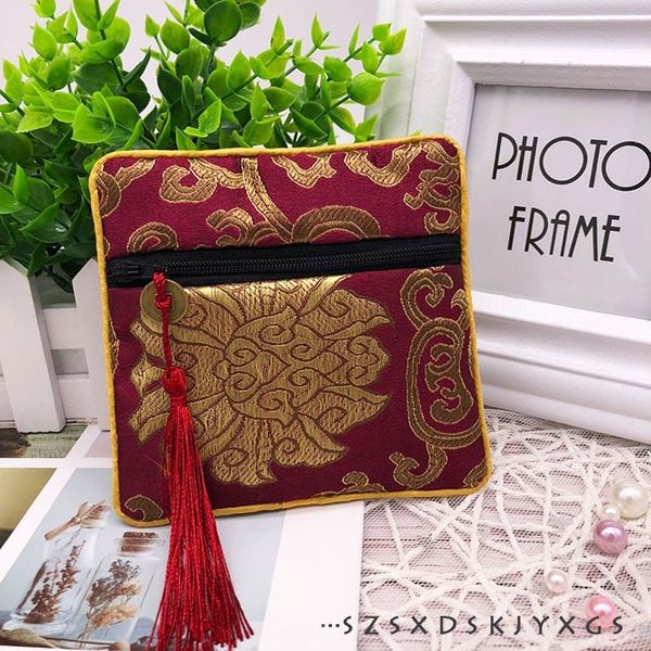 3lj xiangyun embroidered zipper embroidery chinese style zipper buddha bag jewelry packaging boxes jewelry boxes taisui square brocade bag, Black;white
3lj xiangyun embroidered zipper embroidery chinese style zipper buddha bag jewelry packaging boxes jewelry boxes taisui square brocade bag, Black;white