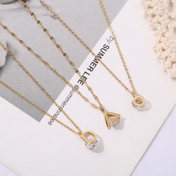pendant necklaces necklace ins temperament letter d ladies gold jewelry stainless steel butterfly chain, Silver
pendant necklaces necklace ins temperament letter d ladies gold jewelry stainless steel butterfly chain, Silver