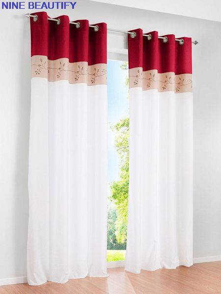 bamboo embroidered fabric spliced microfiber tulle curtains for bedroom red roman curtain in living room kitchen & drapes
bamboo embroidered fabric spliced microfiber tulle curtains for bedroom red roman curtain in living room kitchen & drapes