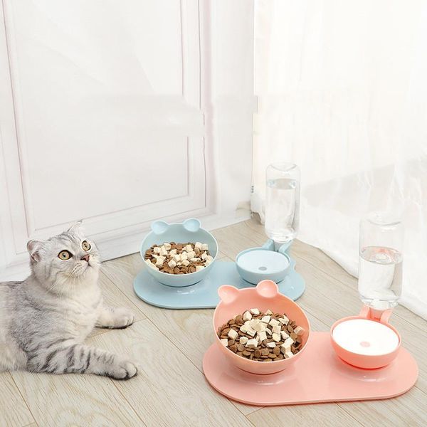 cat bowls & feeders dog bowl removable washable with water bottle pet neck guard double automatic drinking feeder 2021
cat bowls & feeders dog bowl removable washable with water bottle pet neck guard double automatic drinking feeder 2021