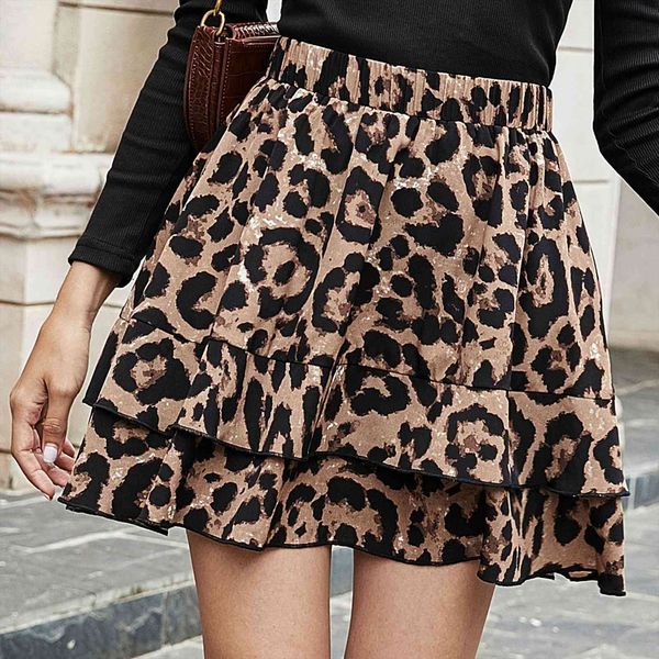 fashion leopard print vintage womens skirts ruffles high waist short mini drape skirt girls streetwear, Black
fashion leopard print vintage womens skirts ruffles high waist short mini drape skirt girls streetwear, Black