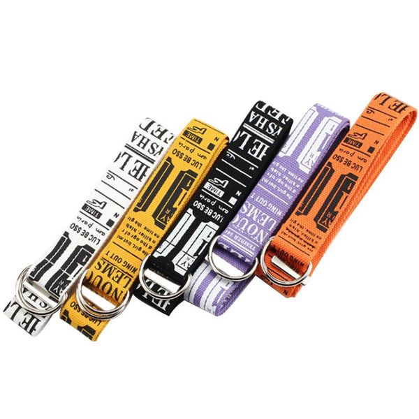 belts 1pc belt punk street letter printed double d ring canvas long fashion, Black;brown
belts 1pc belt punk street letter printed double d ring canvas long fashion, Black;brown