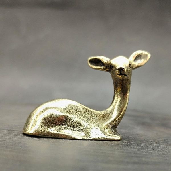 decorative objects & figurines pure copper lying sika deer miniatures small deskornament vintage brass mini animal statue tea pet home d
decorative objects & figurines pure copper lying sika deer miniatures small deskornament vintage brass mini animal statue tea pet home d