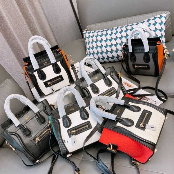 ce smile face bag embarrassing cowhide bat bag color matching portable one shoulder messenger leather women's zly bags handbag women lu
ce smile face bag embarrassing cowhide bat bag color matching portable one shoulder messenger leather women's zly bags handbag women lu