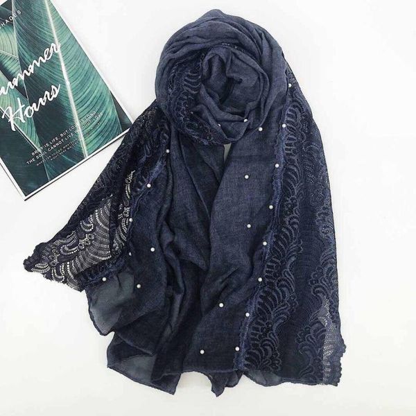 scarves women's lace hijab scarf cotton floral beads wedding shawls headscarf plain muslim long wraps headband, Blue;gray
scarves women's lace hijab scarf cotton floral beads wedding shawls headscarf plain muslim long wraps headband, Blue;gray