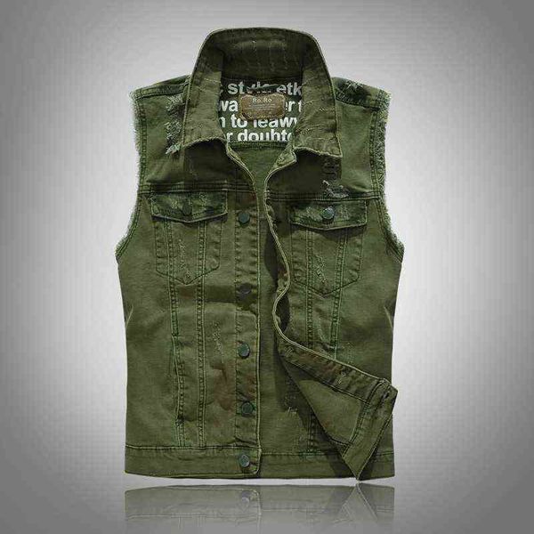 new vests 2021 slim fit cowboy male jacket vest ripped denim men's sleeveless casual waistcoat mens jean coat green, Black;white
new vests 2021 slim fit cowboy male jacket vest ripped denim men's sleeveless casual waistcoat mens jean coat green, Black;white
