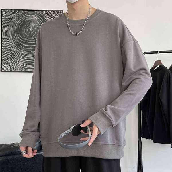 85% cotton 2021 autumn new casual loose men's sweater simple solid color off shoulder handsome sweater men's fashion h1206, Black
85% cotton 2021 autumn new casual loose men's sweater simple solid color off shoulder handsome sweater men's fashion h1206, Black