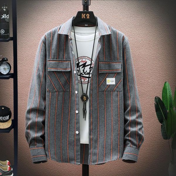 arrival harajuku men's stripe shirt men streetwear casual long sleeve shirts thin coats male 4 color -3xl c801, White;black
arrival harajuku men's stripe shirt men streetwear casual long sleeve shirts thin coats male 4 color -3xl c801, White;black