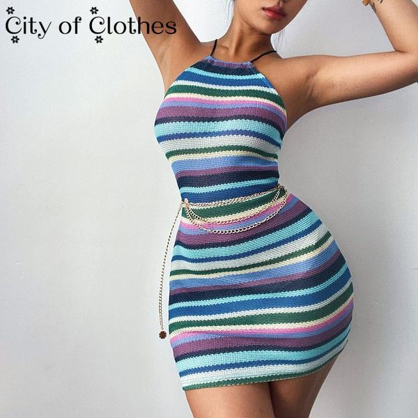 casual dresses 2021 y2k knitted halter sleeveless women's dress stripe backless lace-up summer color club outfit mini vestidos for ladi, Black;gray
casual dresses 2021 y2k knitted halter sleeveless women's dress stripe backless lace-up summer color club outfit mini vestidos for ladi, Black;gray