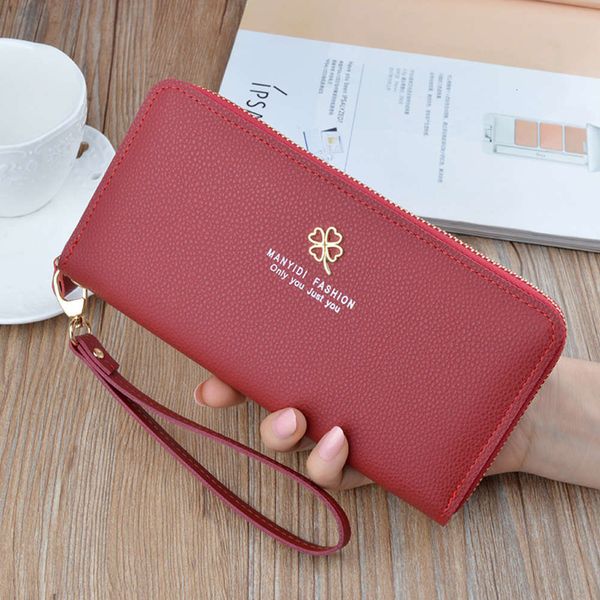 clover wallet women's long zipper large capacity fashion litchi pattern mother holding mobile phone bag t0oc, Red;black
clover wallet women's long zipper large capacity fashion litchi pattern mother holding mobile phone bag t0oc, Red;black