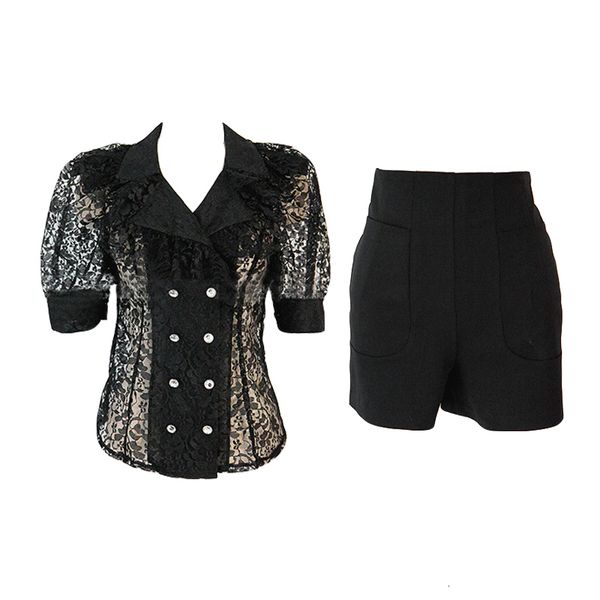 dress temperamental slim perspective lace short wild style quality work elegant set women, Black;gray
dress temperamental slim perspective lace short wild style quality work elegant set women, Black;gray